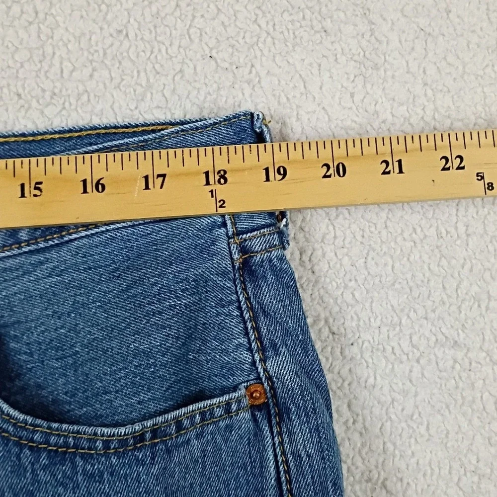 Levi's 501XX Original Fit Men 38x29 Blue Medium Wash Button Fly Straight Leg